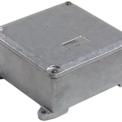 Scatola di derivazione ghisa Woertz IIIA 2×M25 grigio 