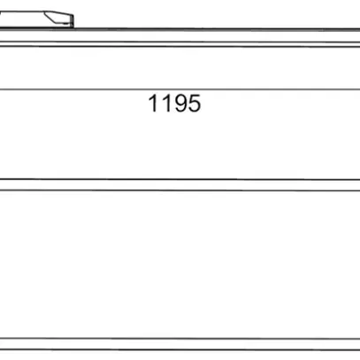 Luminaire pann.LED Sylvania Quantum 1200×300 28W 4500lm 840 IP54/IP20 DALI 