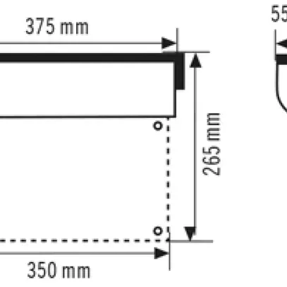 Notleuchte ESYLUX SLD LEDi SC/C Wandausleger 