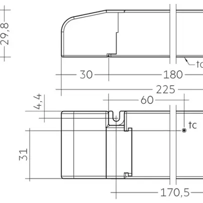 Alimentation LED Tridonic 18…60W 24V 750…2500mA VAR 