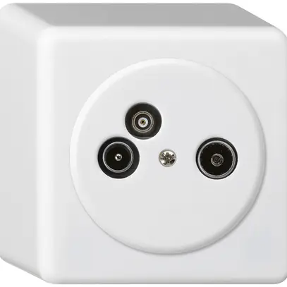 Presa d'antenna AP TV-R-dati basico 19dB bianco 