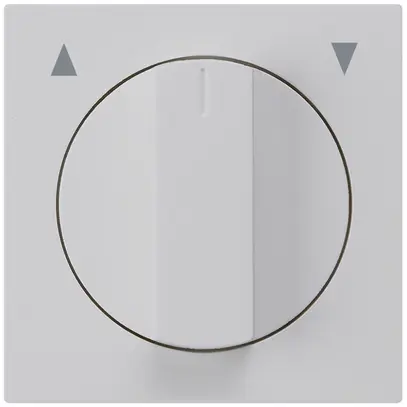 Interruttore/tasto rotativo INC per tapparella kallysto grigio chiaro 