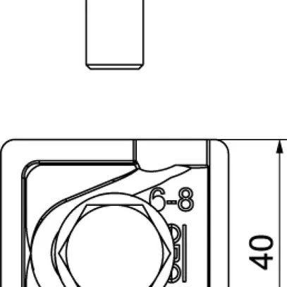 Connettore rapido Bettermann Vario 6…8 mm, A2 