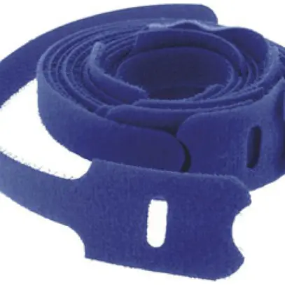 Collier à fermeture auto-agrippante 13×200mm bleu 