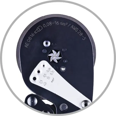 Utensile per crimpatura WZ AE 0816 0.08…16mm² 