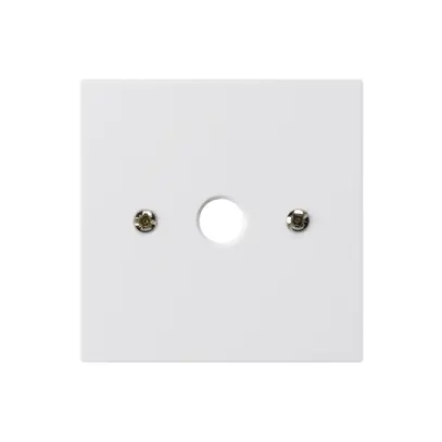 UP-Durchgangsdose kallysto weiss Ø9mm ohne Klemmeneinsatz 