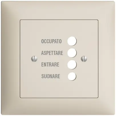 Kit front. INC EDIZIOdue crema, 88×88 per stazion.d.porta 1334.I 