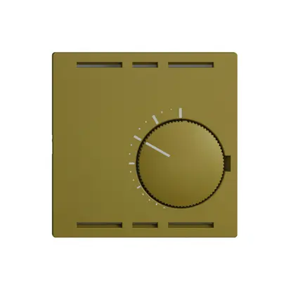 Thermostat d'ambiance ENC EDIZIOdue olive, sans interrupteur 