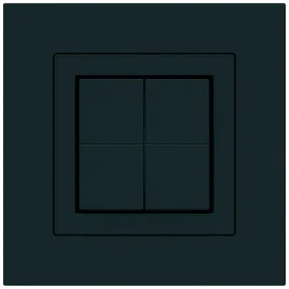 Pulsante senza fili Friends of Hue KPR, 4×, 94×94mm, nero 