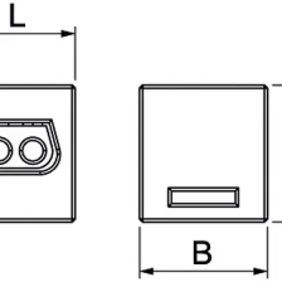 Borne de raccordement Bettermann 1P 6mm² beige 