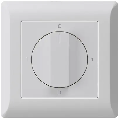 Interrupteur rotatif ENC kallysto.line 0/3L gris clair avec manette 