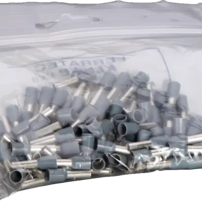 Embout de câble Ferratec DIN is. 4mm²/10mm gris 