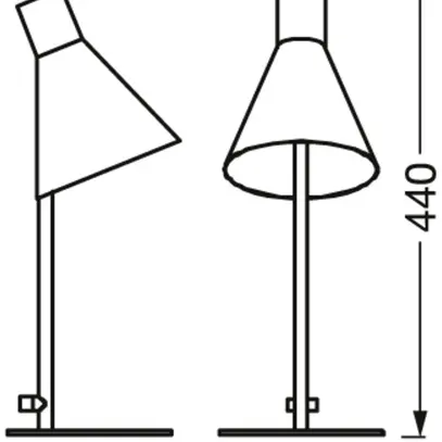 Lampada da tavolo LED LEDVANCE DECOR TOKIO 5W 260lm 3000K nero 