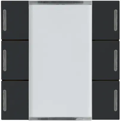 Kit frontal Hager kallysto 6×KNX LED systemlink/easylink noir 