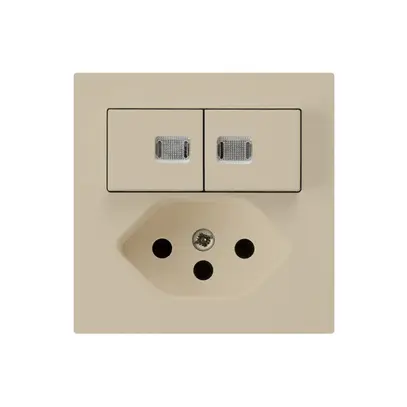 Combinaison lumineuse 1/3+3/1P+T13 beige kallysto 2 lentilles 