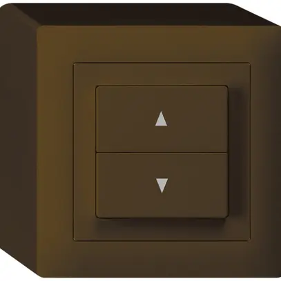 Contact pour stores AP kallysto 2 touches brun bornes enfichables 