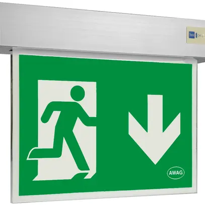 Lampada di segnalazione d'emergenza LED AP AWAS-U-013-AT 4W 272×220×40mm 3h 