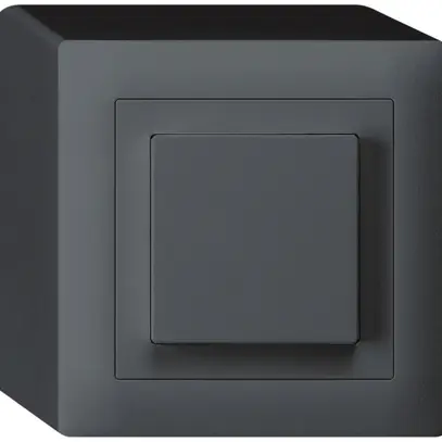 Interrupteur à poussoir AP kallysto 6/1L anthracite 