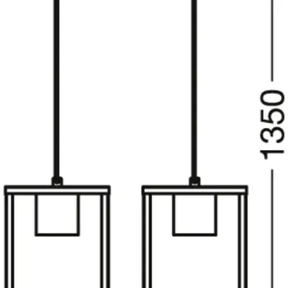 Lampada sospesa LEDVANCE DECOR NAIROBI E27 1×15W 170mm nero 