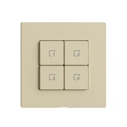 Poussoir scène 4 scènes/4T Edue Wiser vanille 