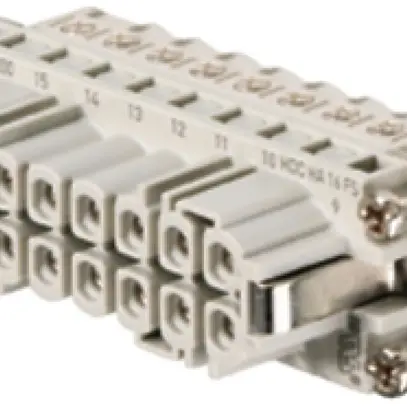 Inserto femmina Weidmüller HDC HA 250V 16A 16L a vite grd.5 