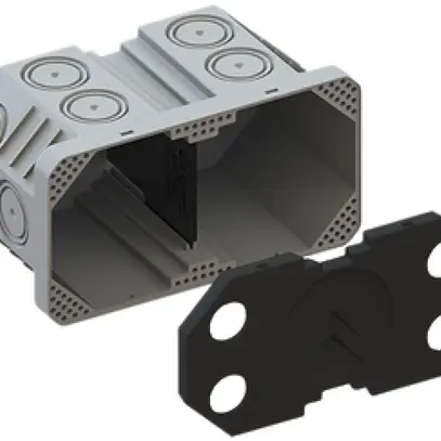 UP-Einlasskasten AGRO Gr.I 1×2 mit Trennwand 