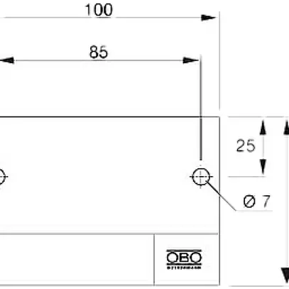 Plaque d'identification Bettermann pour décharge de traction 