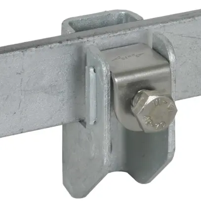 Support p.conduct.plat DEHN/elvatec a.patin d.serrage 6…10mm/11mm, zingué immer. 