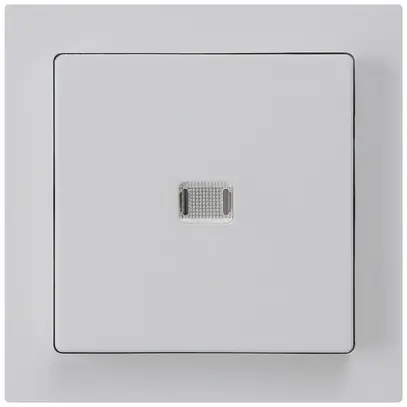 Interruttore pulsante luminoso INC kallysto 3/1P grigio chiaro 