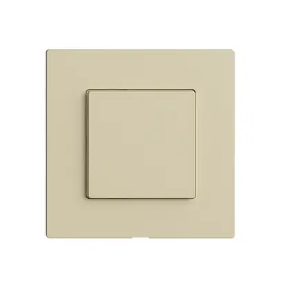 Stazione secondaria 1K/1T per interruttore Edue Wiser vanille 