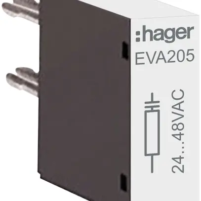 Modulo RC Hager 24VAC per fusibili EV018…EV038, EVN032…EVN045, EVL014…EVL027 
