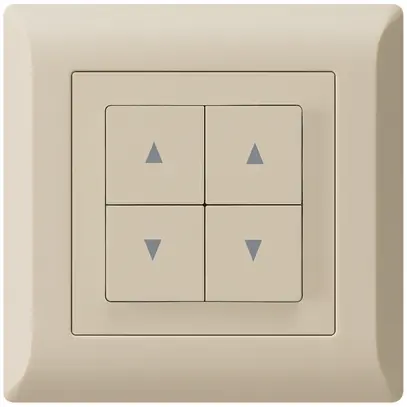Interrupteur pour stores ENC kallysto.line beige avec 4 touches 