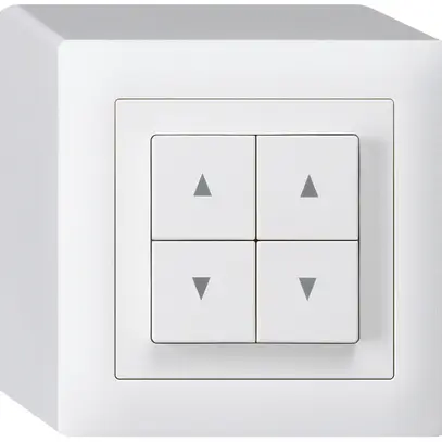 Interruttore per tappar.AP kallysto bianco con 4 tasti 