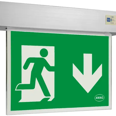 AP-LED-Rettungszeichenleuchte AWAS-U-013-WB 5.3W 272×220×46mm 3h 