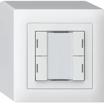Tasto AP kallysto KNX 4×bianco LED RGB s/e-link 