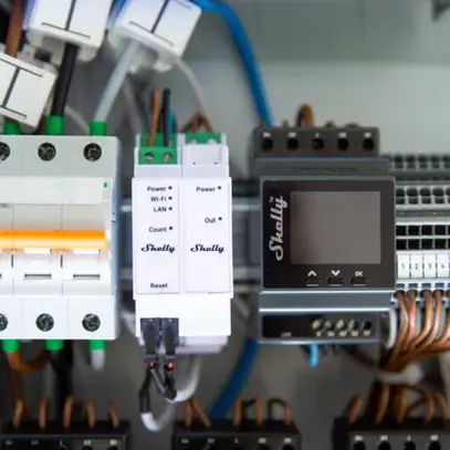 Shelly Interruttore Add-on Shelly Pro3EM Contatto commutazione Shelly 3 EM 2 A 