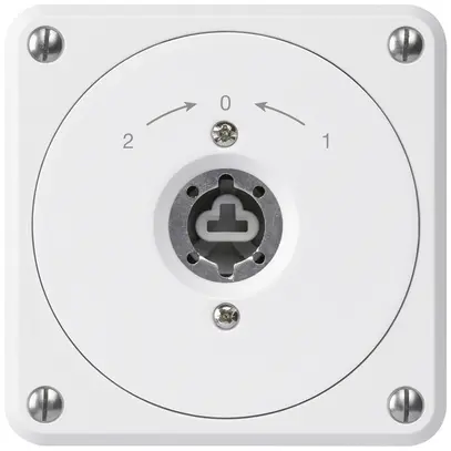 UP-Schlüsselschwenktaster robusto weiss o.Deckel o.Zylinder Wechsler für Kombi 