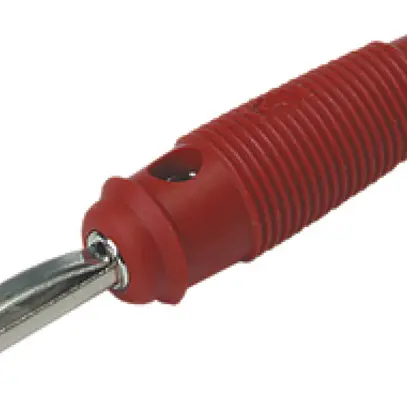 Fiche banane système VQ 20 4mm, rouge 