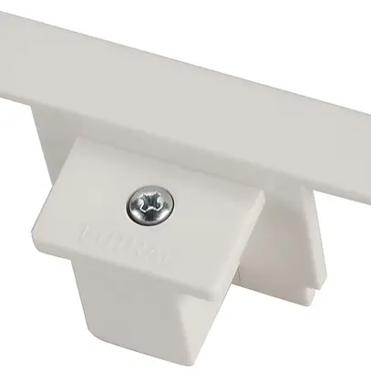 Cappa terminale SLV per binario conduttore INS EUTRAC 3-fasi, bianco 