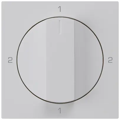 Kit frontale per interruttore rotativo S3 60×60mm kallysto 2-1-2-1 grigio chiaro 