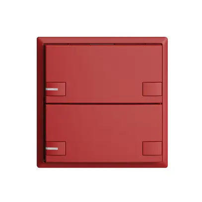 Pulsante INC KNX 2×EDIZIOdue colore berry RGB con LED 