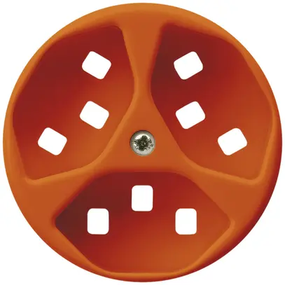 Disque frontal pour prise Hager basico 3×type 23 H orange 