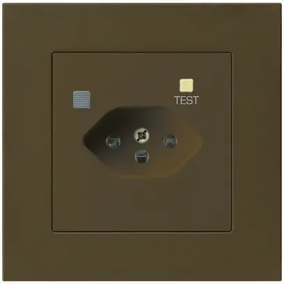 Presa INC KPR T13 FI 30mA marrone 