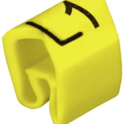 Marcatore di conduttore Weidmüller CLI C MP p.Ø4…10mm 6×7mm stampa: L1, giallo 