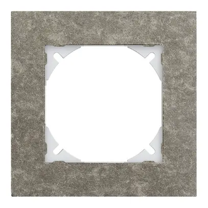 Cadre de recouvrement EDIZIOdue prestige 1×1 eternit 