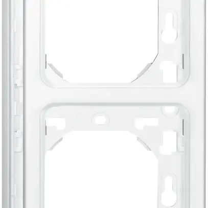 Placca di montaggio INC PLEXO 2×1 bianco 