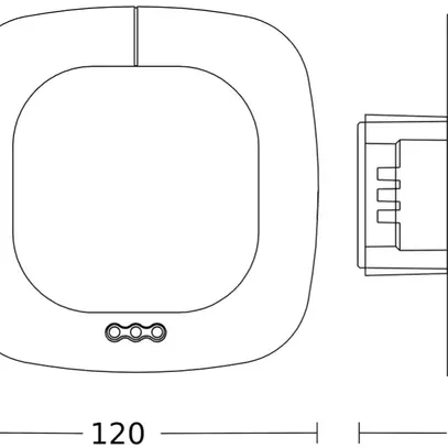 Détecteur de présence ENC Steinel IR Quattro 2.8m PIR 8m² noir 