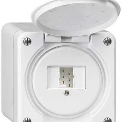 Boîte de raccordement AP robusto IP55 blanc 1×TT83 