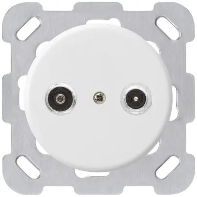 Prise d'antenne ENC basico TV-R montage B 10.5dB 2GHz blanc 