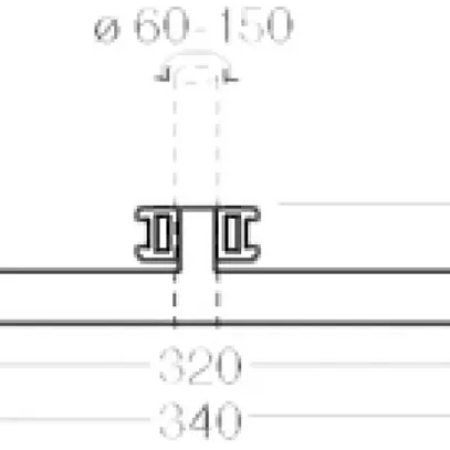 Kit di fissaggio Hensel KV MB 18 per fissaggio di scatola esterno 